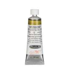 Oil paint Schmincke Mussini transparent golden green substitute 35 ml. 534