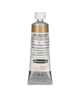 Oil paint Schmincke Mussini Renaissance gold substitute 35 ml. 861