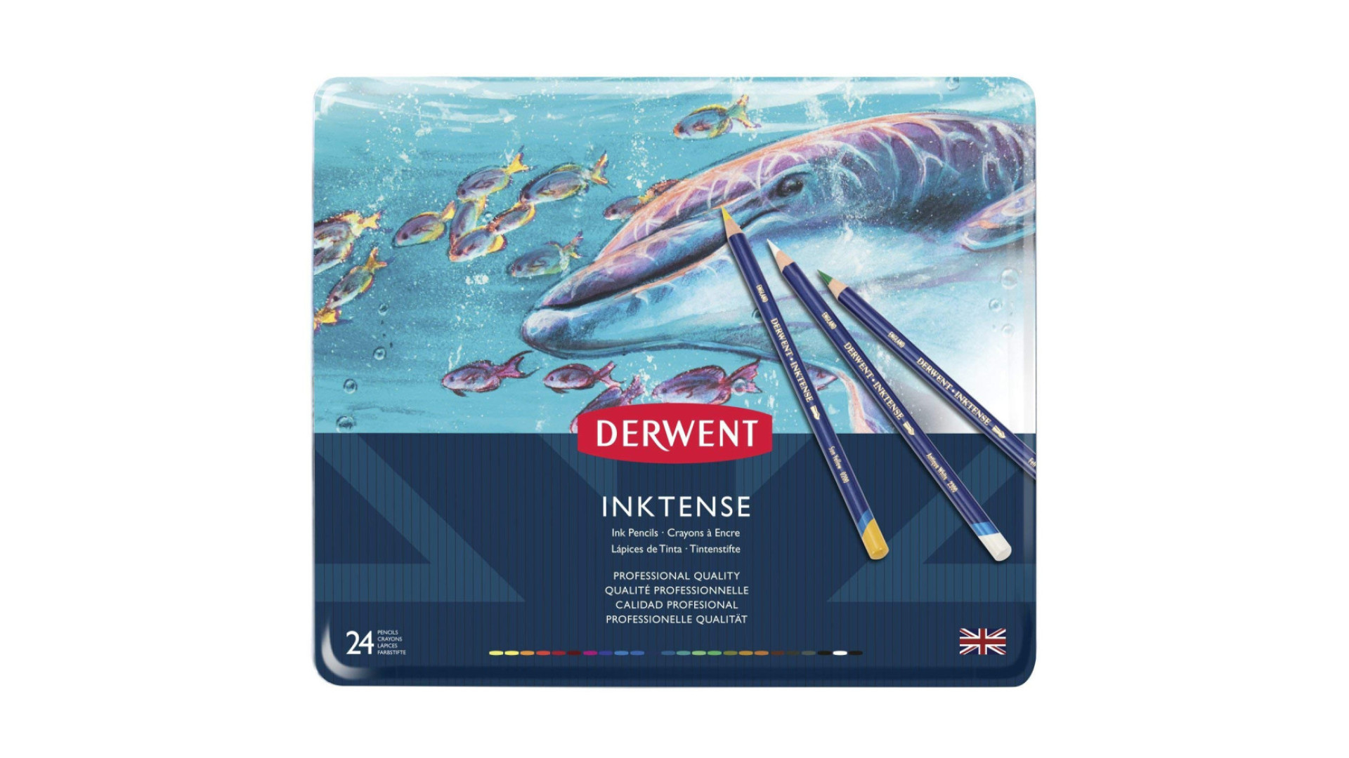 Derwent Komplet kredek INKTENSE 24 kolorów w kasetce