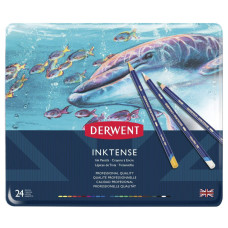 Derwent Komplet kredek INKTENSE 24 kolorów w kasetce