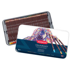 Derwent Komplet kredek COLOURSOFT 36 kolorów w kasetce