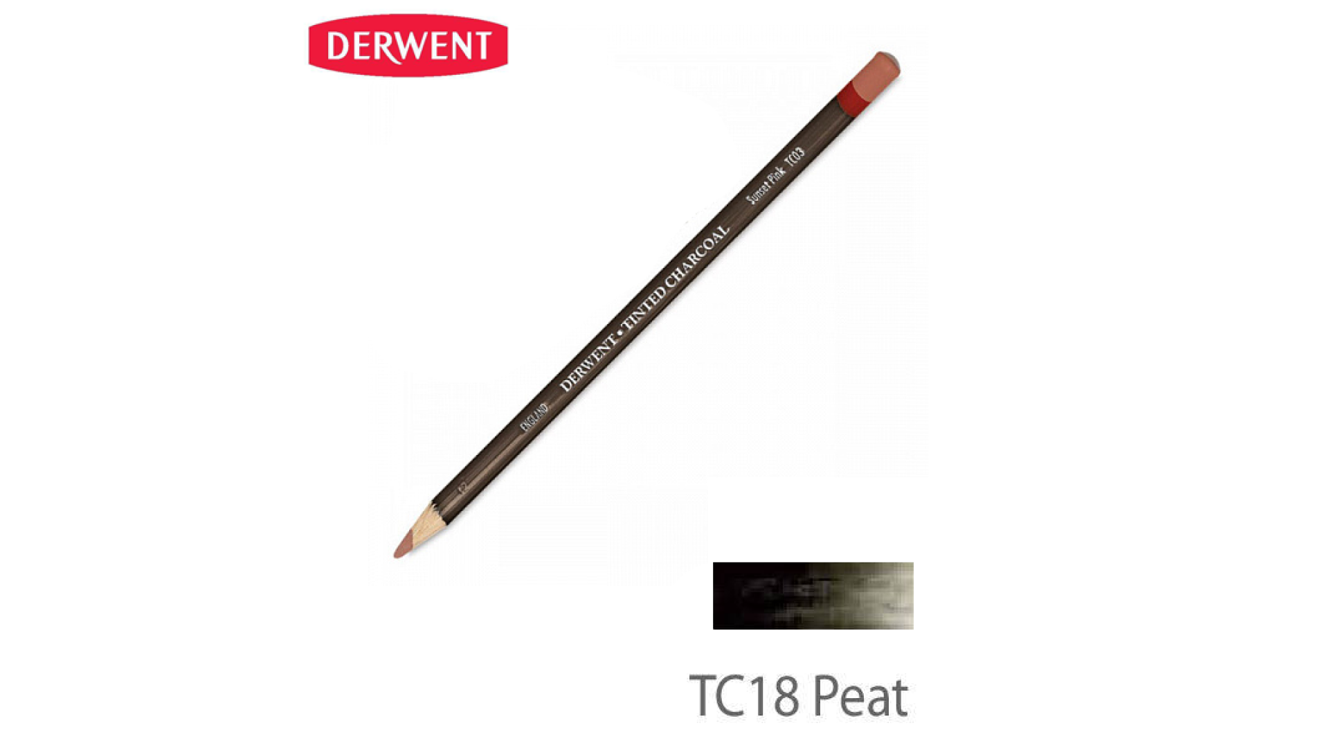 Derwent Węgiel w kredce PEAT TC18