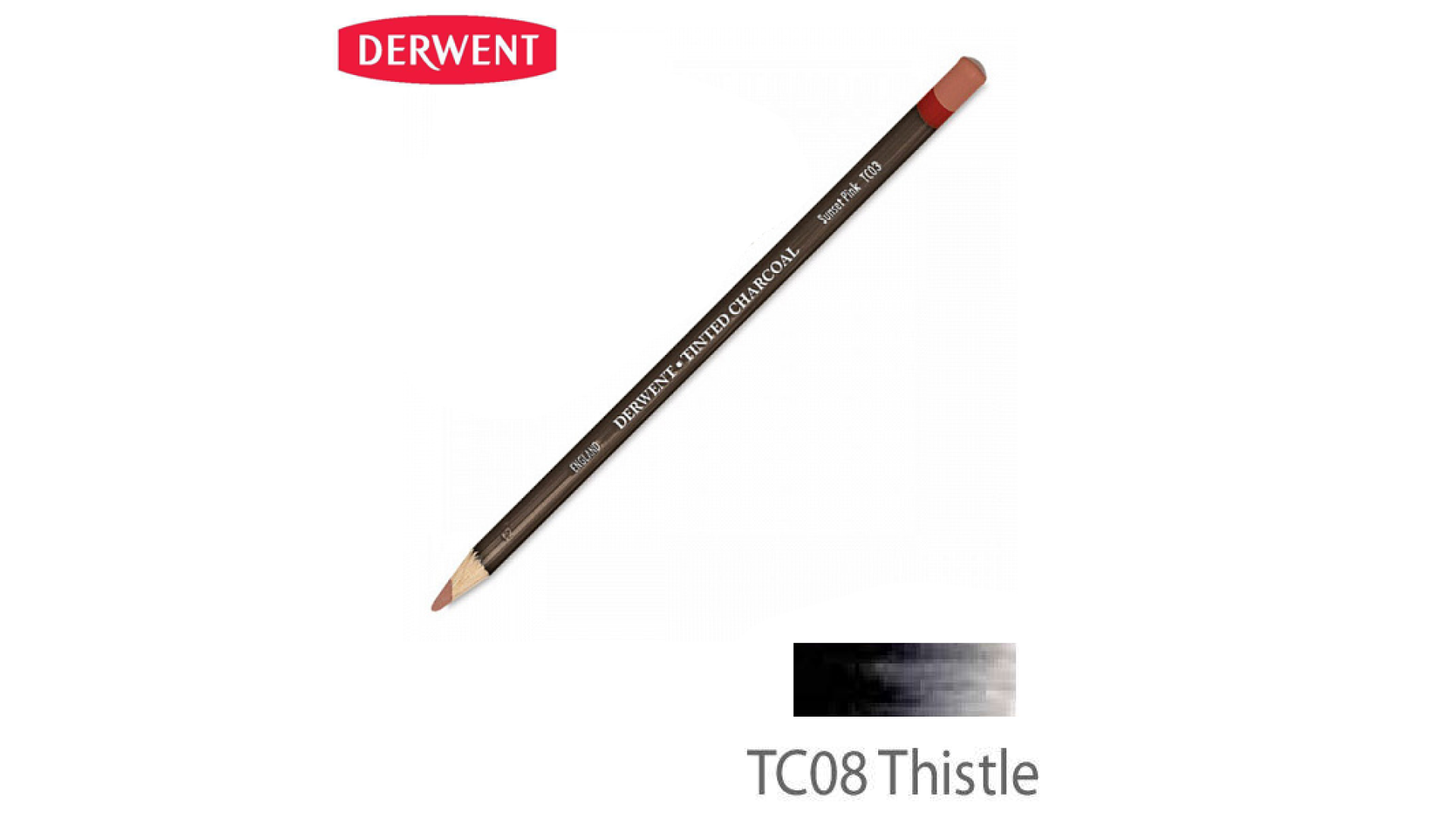 Derwent CHARCOAL pencil THISTLE TC08