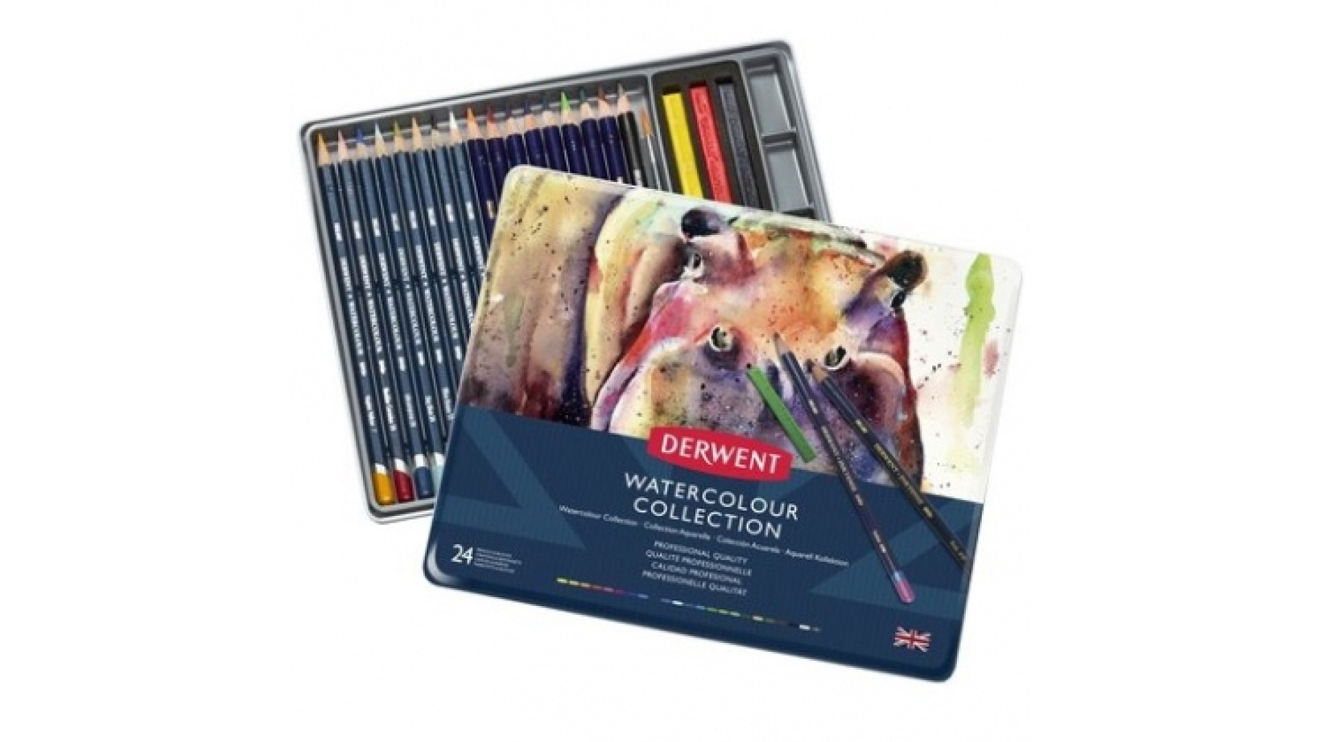 Derwent Komplet kredek WATERCOLOUR COLLECTION 24 szt w kasetce