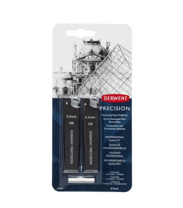 Derwent Precision Mechanical pensil refil HB 0.5 set