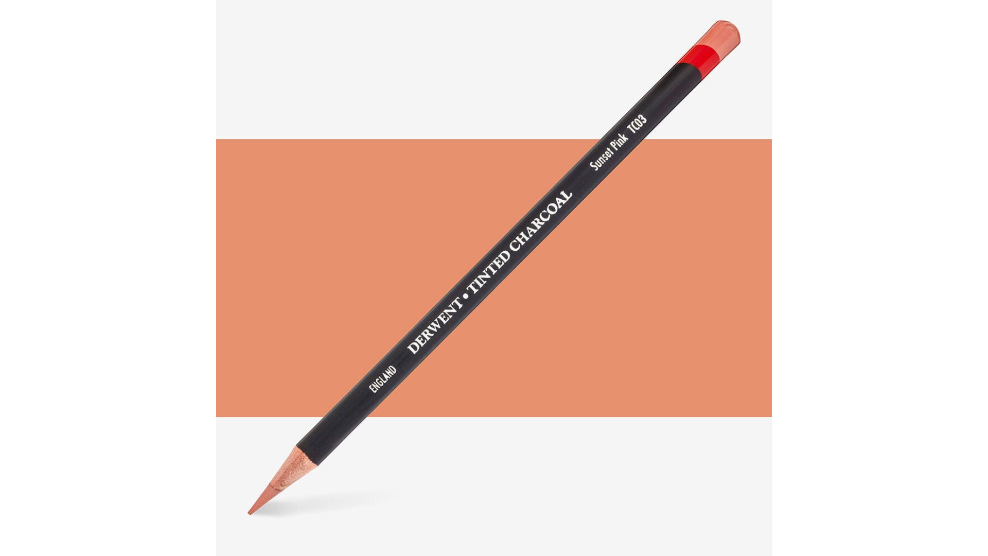 Derwent CHARCOAL pencil SUNSET PINK TC03