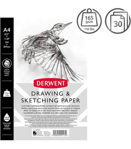 Sketch spiral pad Derwent Portrait A4 165g 30 sheets