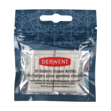 Derwent Replacement battery operated erasers 30 pcs