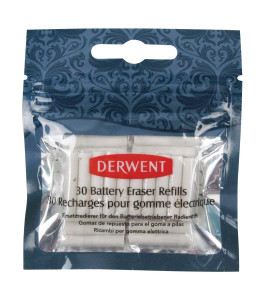 Derwent Replacement battery operated erasers 30 pcs