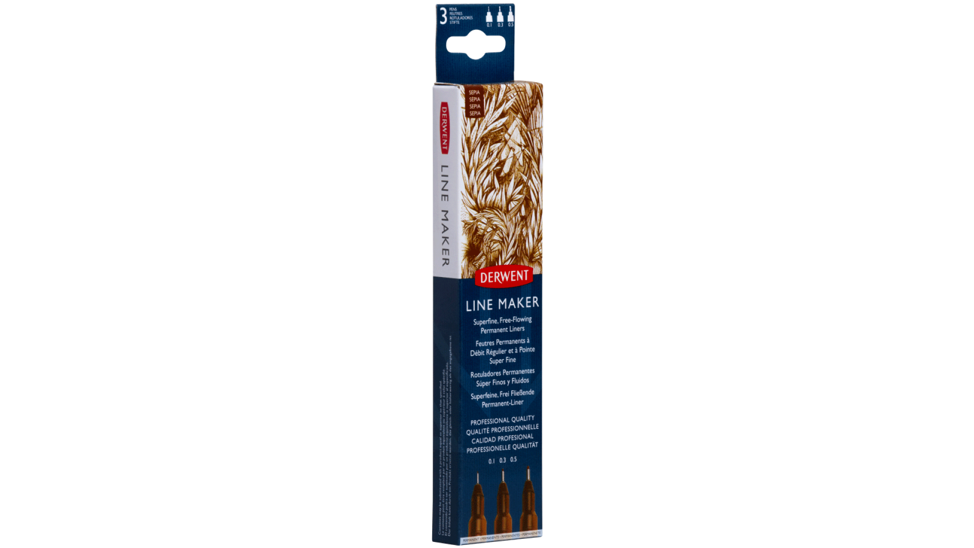 Derwent set of liners Line Marker Sepia 3 pcs