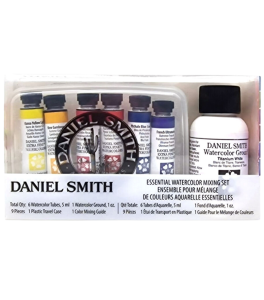 WATERCOLOUR SET DANIEL SMITH Essentials Mixing Set with 1oz Ground 6×5ml