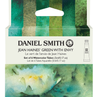 WATERCOLOUR SET DANIEL SMITH Jean Haines Green With Envy Set 6×5ml