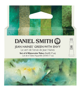 WATERCOLOUR SET DANIEL SMITH Jean Haines Green With Envy Set 6×5ml