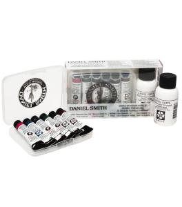 WATERCOLOUR SET DANIEL SMITH Minerals Mixing Set with 1oz Ground (Primatek) 6×5ml