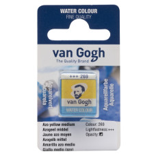 Półkostka akwareli Van Gogh Azo Yellow Medium 269