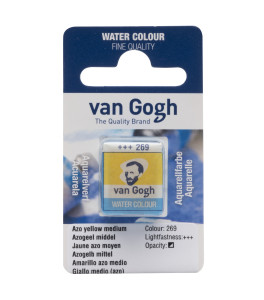 Van Gogh Watercolour Pan Azo Yellow Medium 269