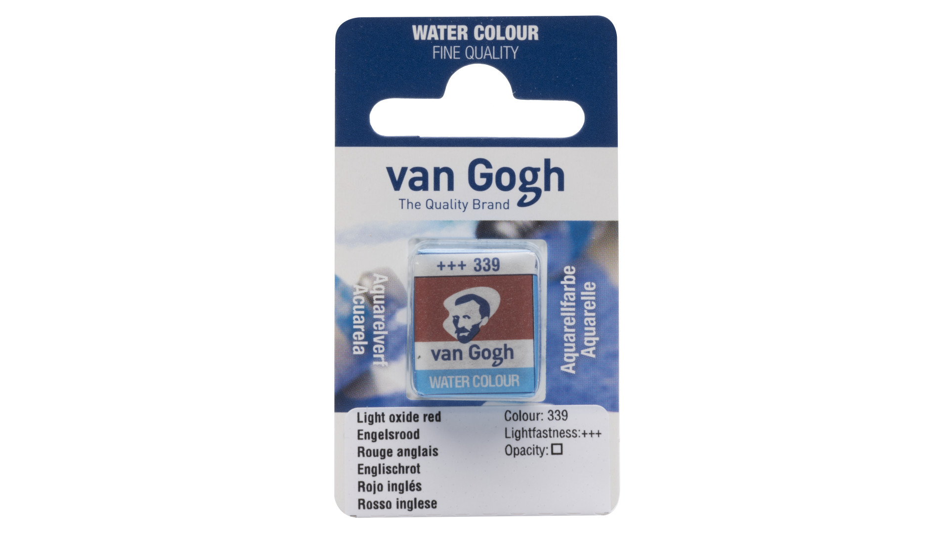 Półkostka akwareli Van Gogh Light Oxide Red 339