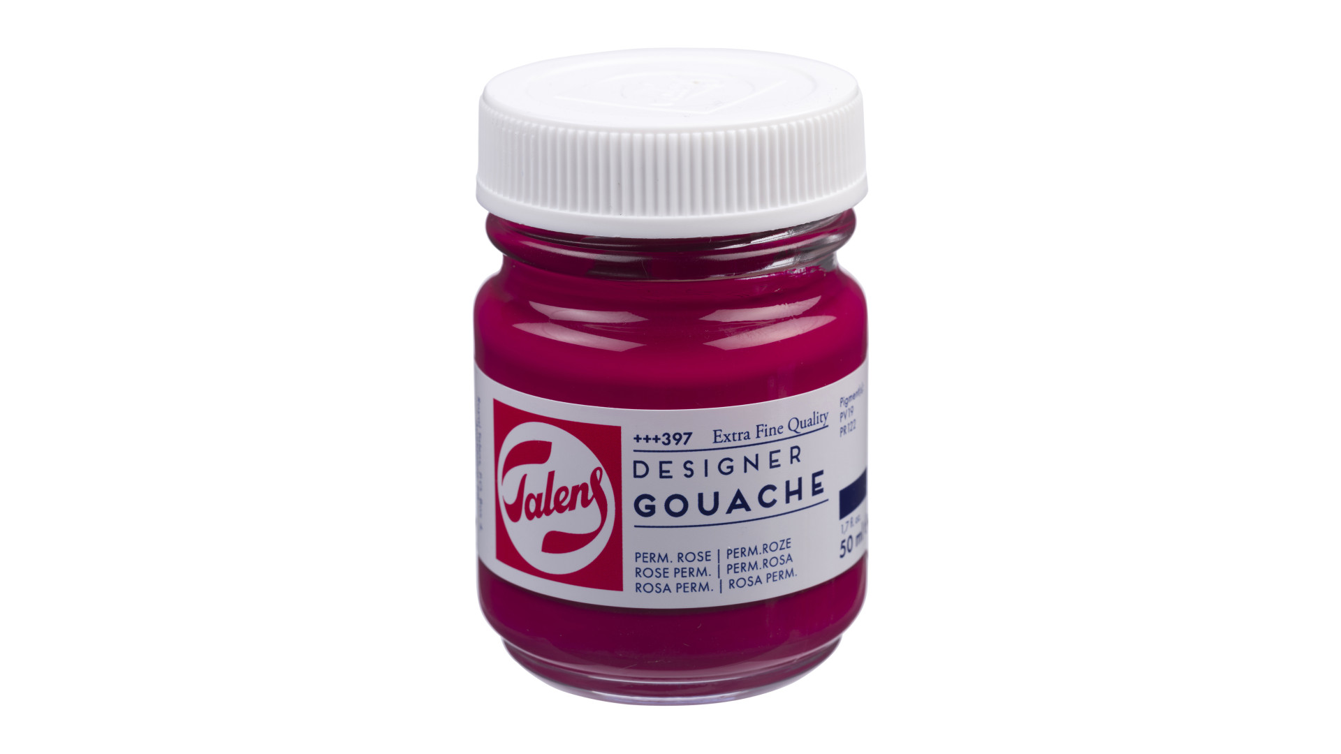 Talens Gouache Extra Fine Quality Bottle 50 ml Permanent Rose (Magenta) 397