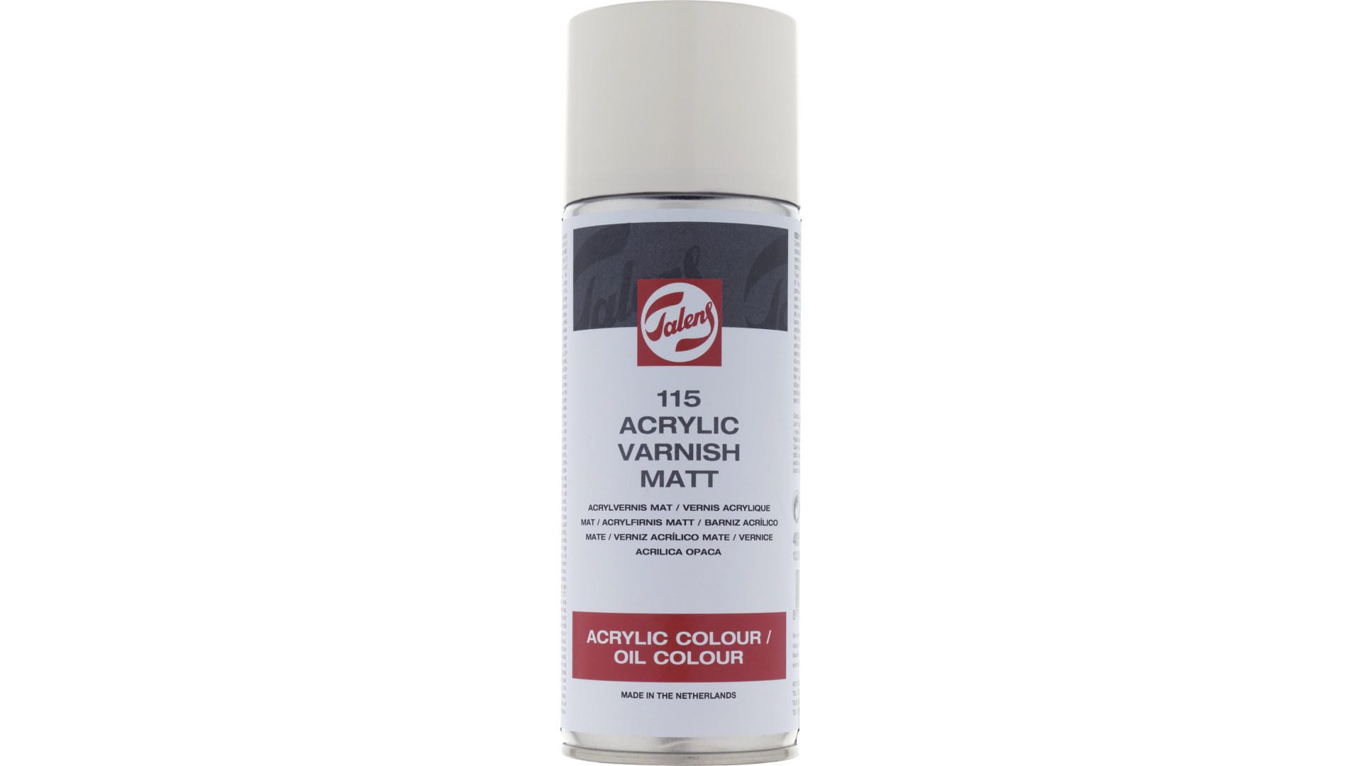 Talens Acrylic Varnish Mat 115 Spray Can 400 ml