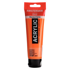 Amsterdam Standard Series Acrylic Tube 120 ml Azo Orange 276