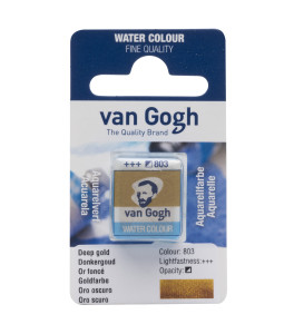 Półkostka akwareli Van Gogh Deep Gold 803