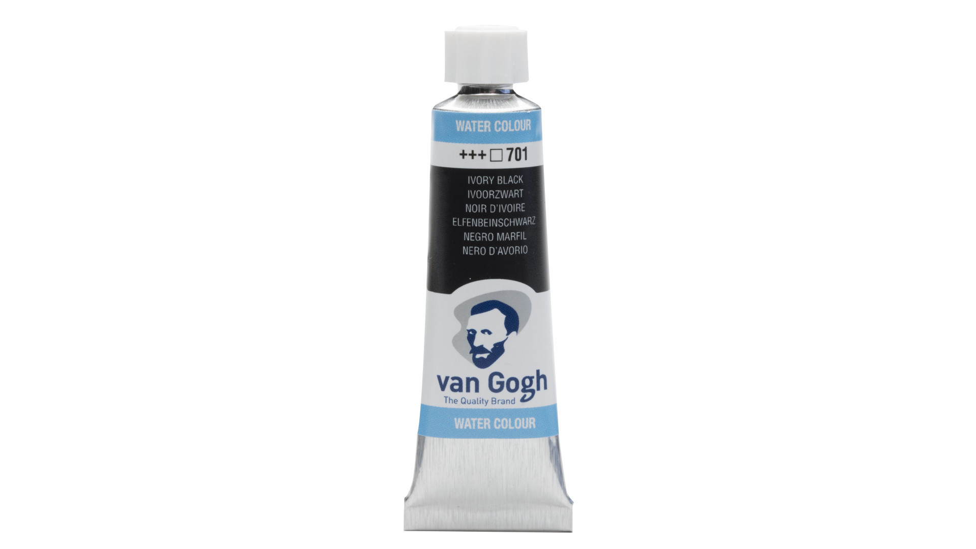 Farba akwarelowa Van Gogh 10 ml Ivory Black 701