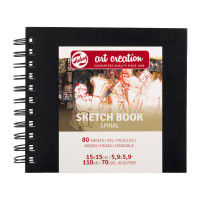 Talens Art Creation Sketchbook 15 x 15 cm, 110 g, 80 sheets