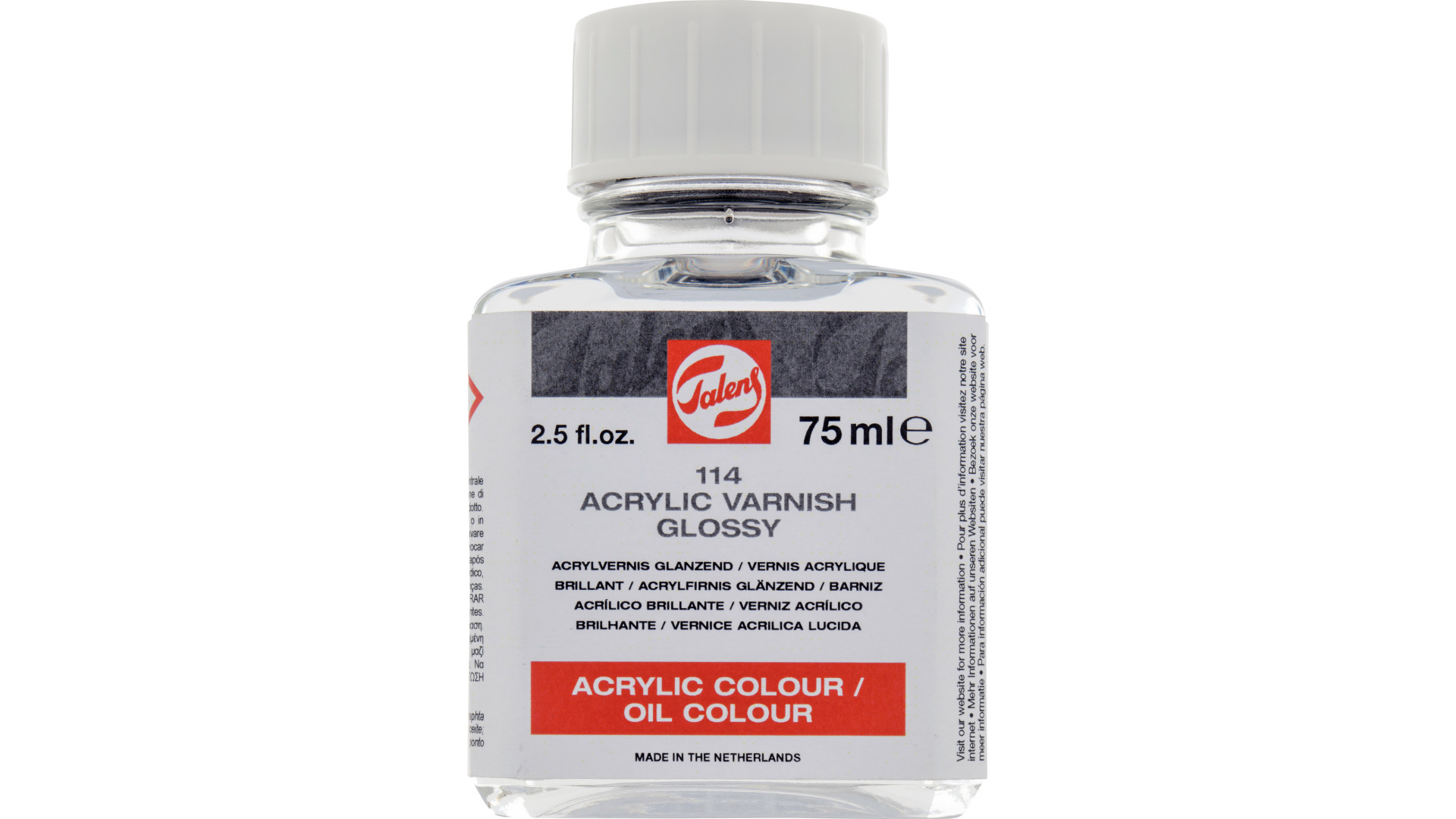 Talens Acrylic Varnish Glossy 114 Bottle 75 ml