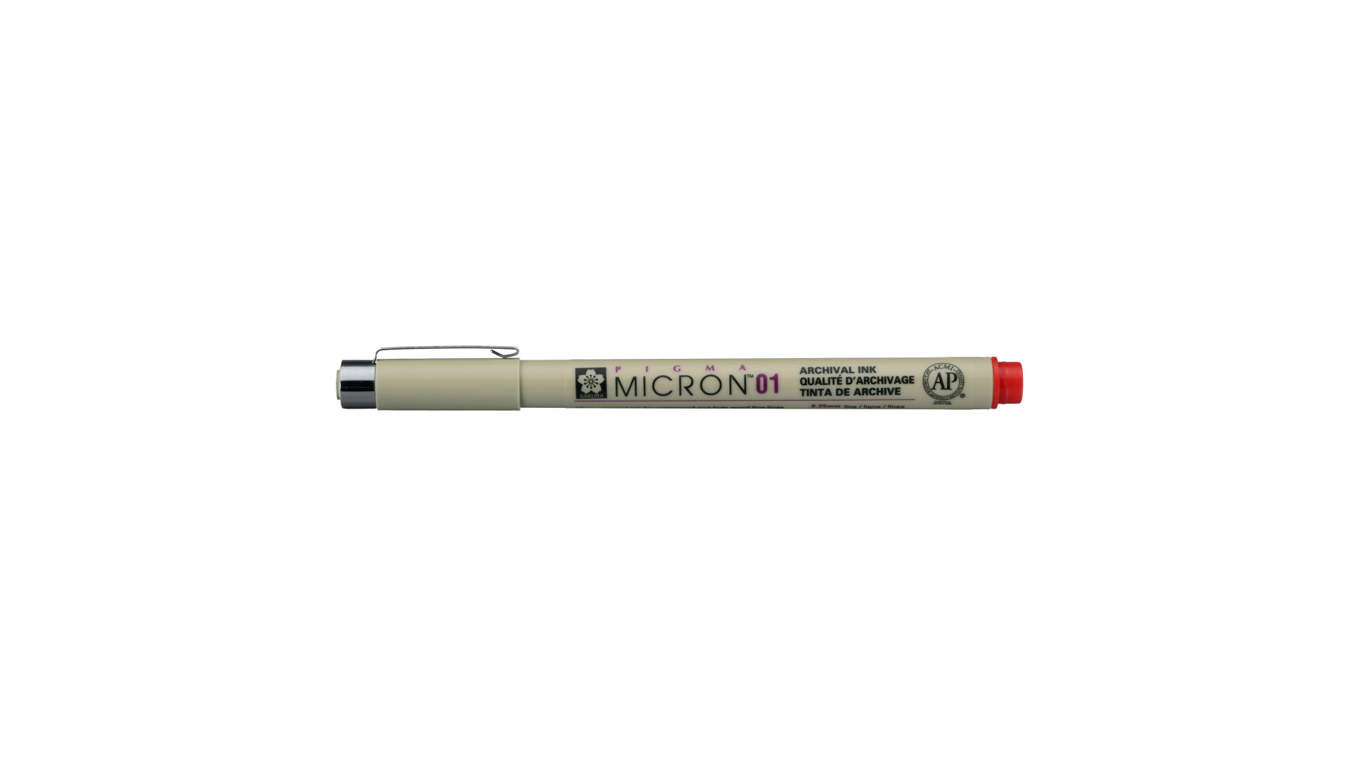 Pigma Micron 01 Red