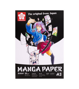Sakura Manga paper pad | 42 x 29.7 (A3), 250 g, 20 sheets