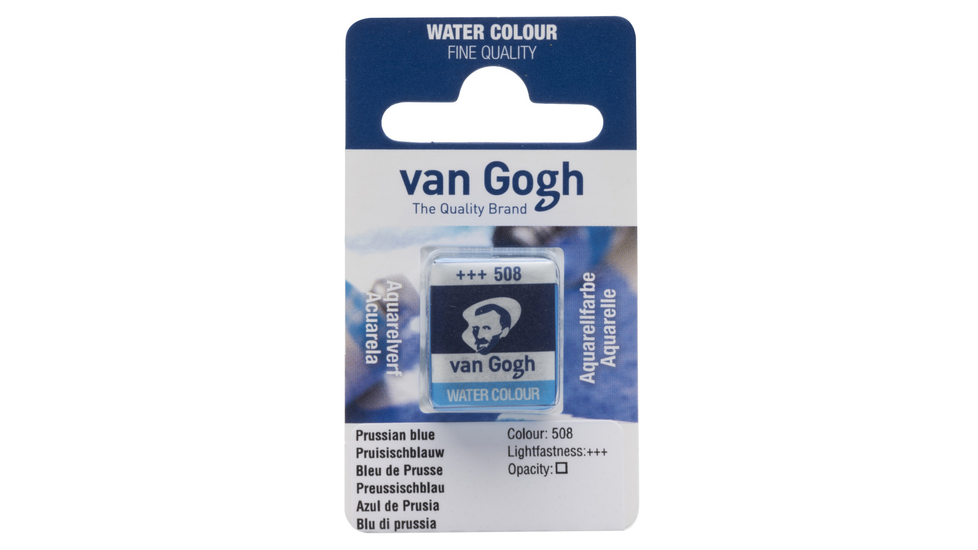 Półkostka akwareli Van Gogh Prussian Blue 508