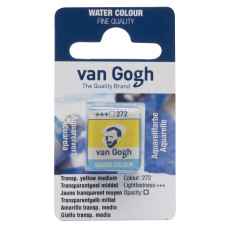 Półkostka akwareli Van Gogh Transparent Yellow Medium 272