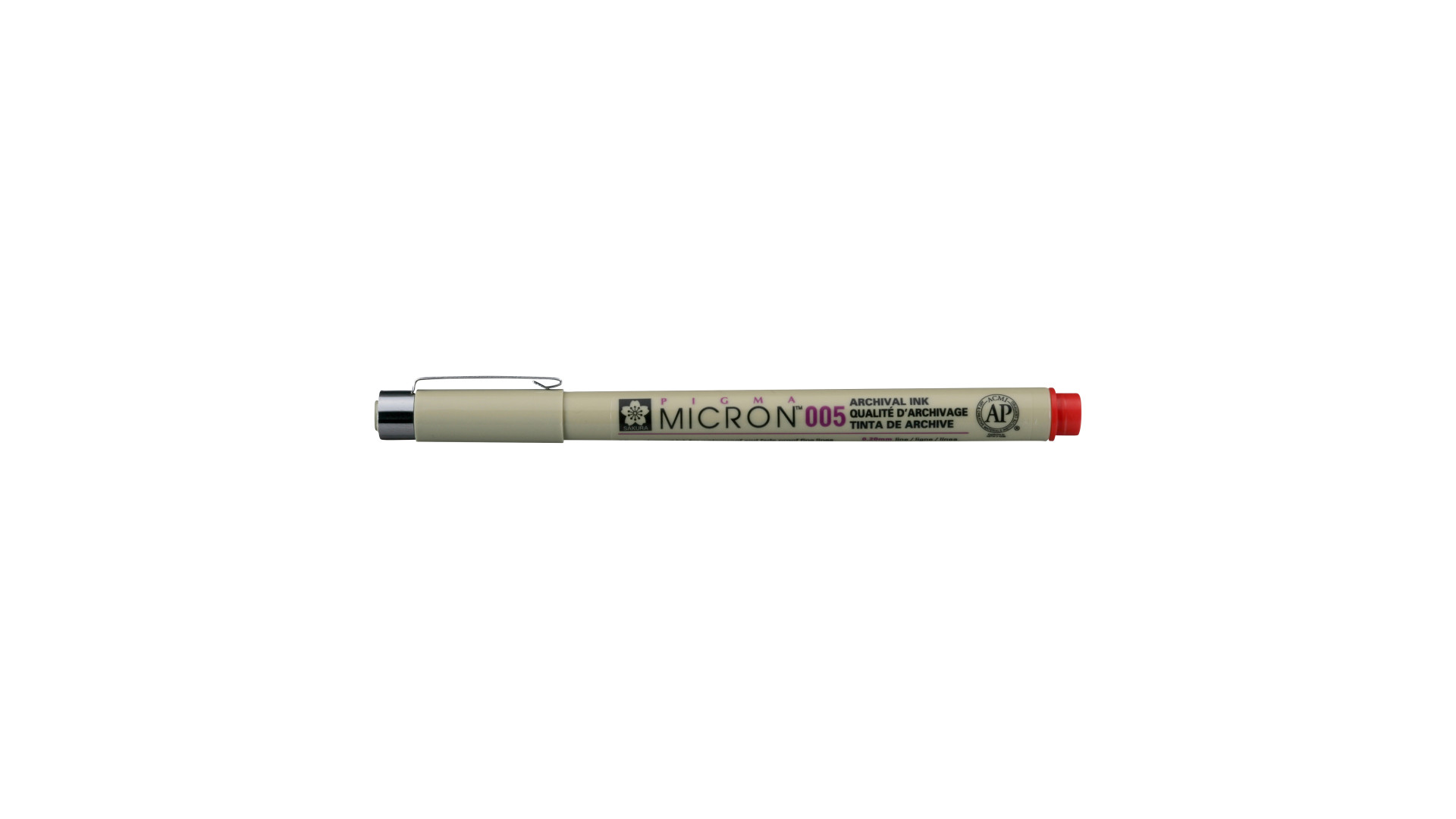 Pigma Micron 005 Red