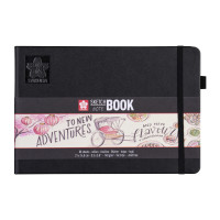Szkicownik Sakura 21x14, 8cm 80 kartek kremowego papieru 140g