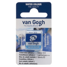 Półkostka akwareli Van Gogh Cobalt Blue (Ultramarine) 512