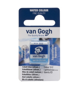 Van Gogh Watercolour Pan Cobalt Blue (Ultramarine) 512