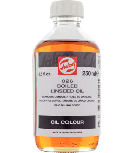 Gotowany olej lniany, butelka 250 ml