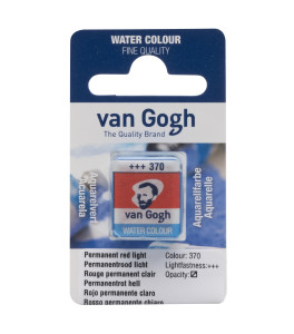 Van Gogh Watercolour Pan Permanent Red Light 370