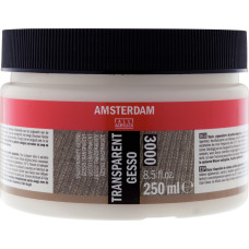 Amsterdam Gesso, przezroczyste, pojemnik 250 ml