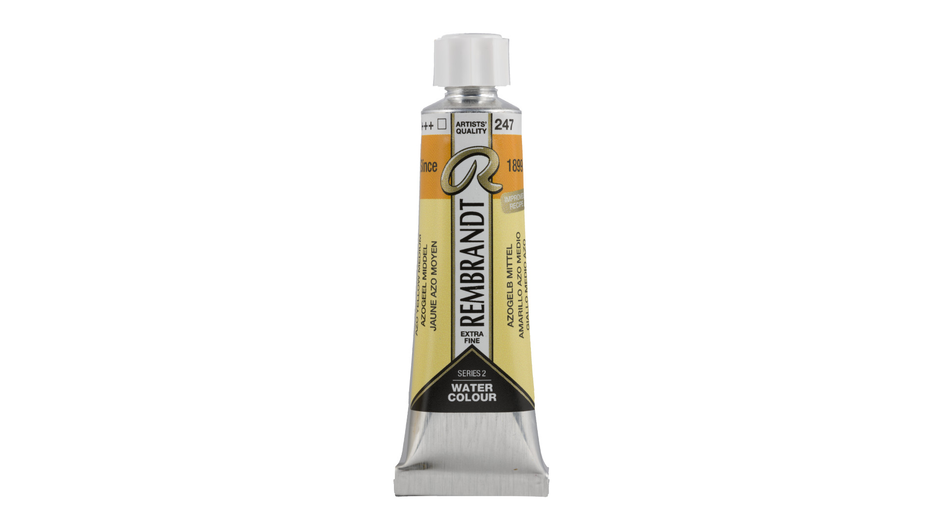 Rembrandt Watercolour Tube 10 ml Azo Yellow Medium 247