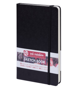 Talens Art Creation Sketchbook Black 13 x 21 cm, 140 g, 80 sheets