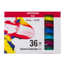 Zestaw farb akrylowych Amsterdam, 36 x 20 ml