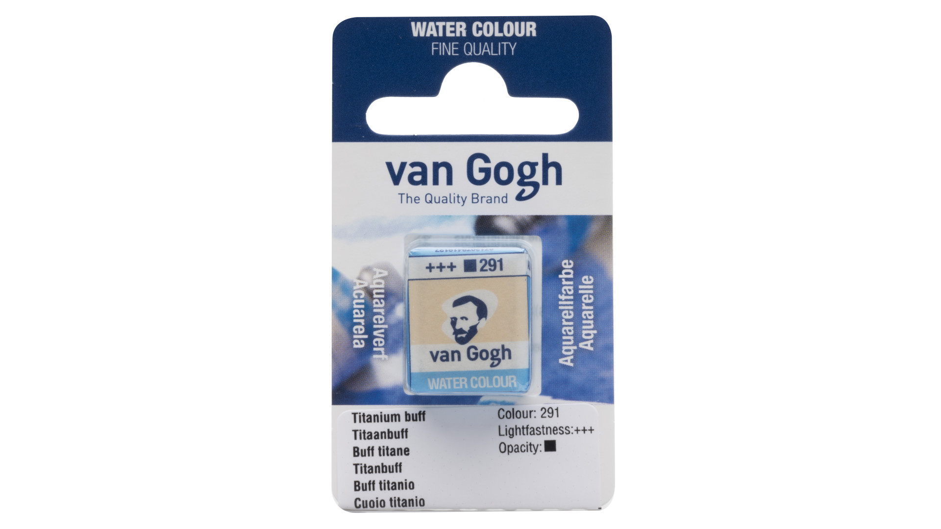 Półkostka akwareli Van Gogh Titanium Buff 291