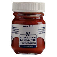 Talens Gouache Extra Fine Quality Bottle 50 ml Burnt Sienna 411