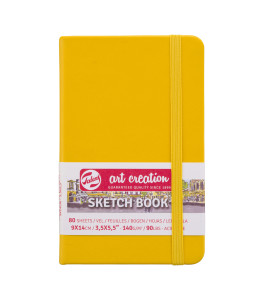 Talens Art Creation Sketchbook Golden Yellow | 9 x 14 cm, 140 g, 80 sheets