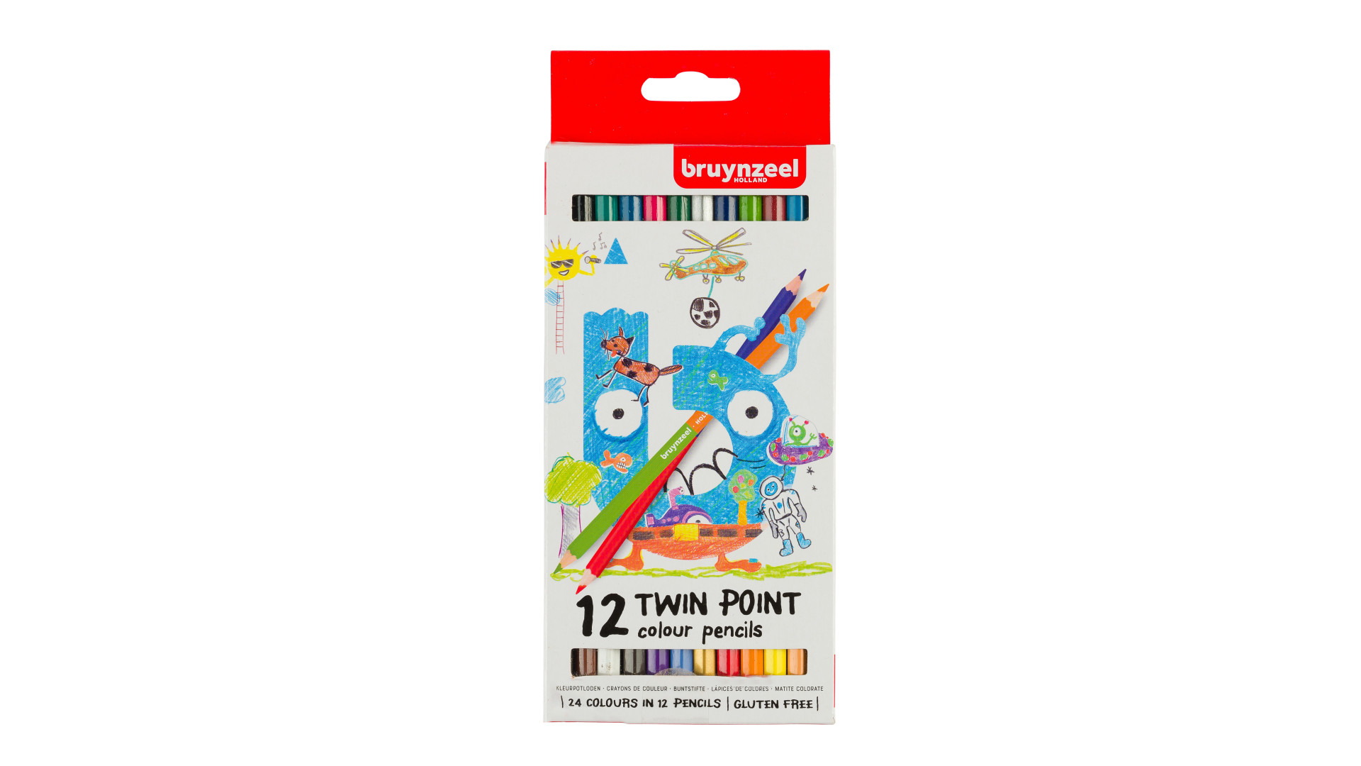 Bruynzeel Twin points colour pencil set 12 colours