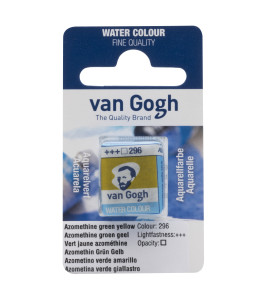 Van Gogh Watercolour Pan Azomethine Green Yellow 296