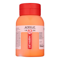 Talens Art Creation Acrylic Colour Jar 750 ml Azo Orange 276
