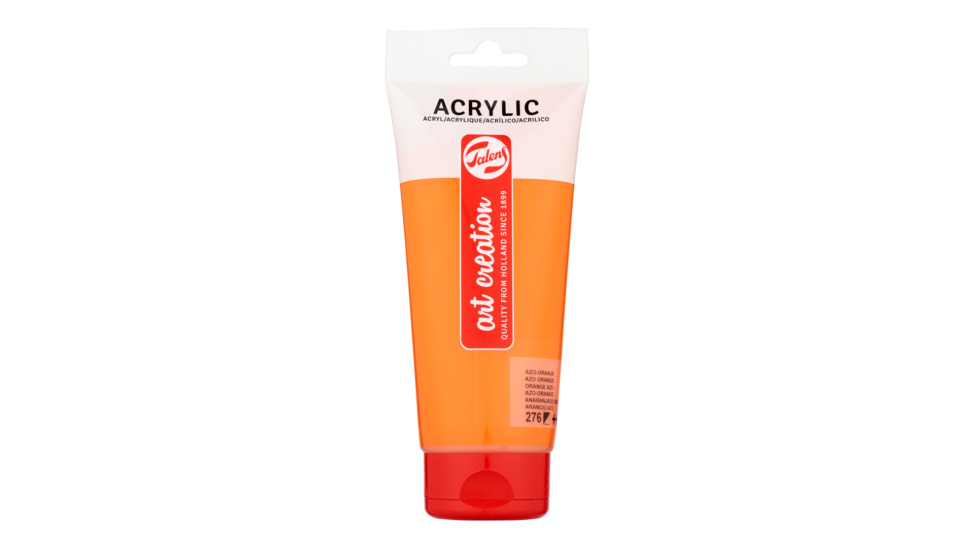 Talens Art Creation Acrylic Colour Tube 200 ml Azo Orange 276