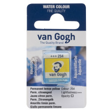 Półkostka akwareli Van Gogh Permanent Lemon Yellow (Primary) 254